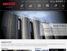 Tablet Screenshot of binmaster.com