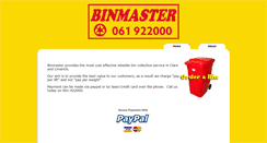 Desktop Screenshot of binmaster.ie